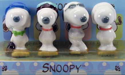 Snoopy 4 - Piece Porcelain Figurine Set - RARE! - snoopn4pnuts.com
