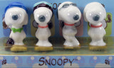 Snoopy 4-Piece Porcelain Figurine Set - RARE!