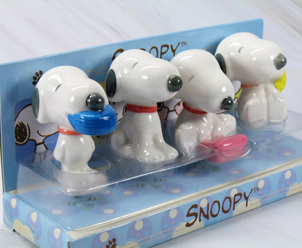 Snoopy 4 - Piece Porcelain Figurine Set - RARE! - snoopn4pnuts.com