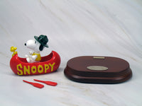 Snoopy Limited - Edition Figurine Set - Beagle Scout In Canoe RARE! - snoopn4pnuts.com