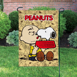 Peanuts Double - Sided Flag - Feeding Time - snoopn4pnuts.com