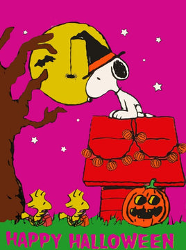 SNOOPY HAPPY HALLOWEEN Flag (Used/Near Mint) - snoopn4pnuts.com