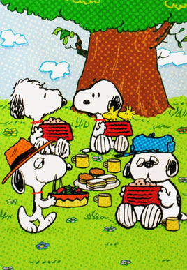 Peanuts Double - Sided Flag - Snoopy and His Siblings - snoopn4pnuts.com