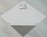 Snoopy Mini Folding Note Card Set - 20 Cards! (No Envelope Required!)