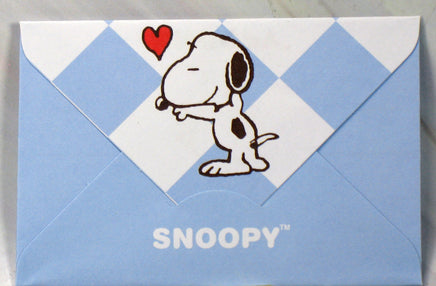 Snoopy Mini Folding Note Card Set - 20 Cards! (No Envelope Required!) - snoopn4pnuts.com