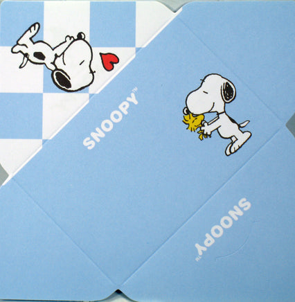 Snoopy Mini Folding Note Card Set - 20 Cards! (No Envelope Required!) - snoopn4pnuts.com