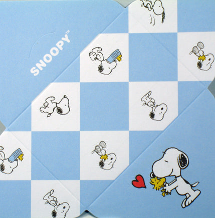 Snoopy Mini Folding Note Card Set - 20 Cards! (No Envelope Required!) - snoopn4pnuts.com