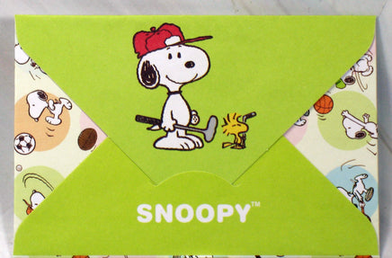Snoopy Mini Folding Note Card Set - 20 Cards! (No Envelope Required!) - snoopn4pnuts.com