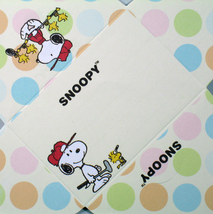 Snoopy Mini Folding Note Card Set - 20 Cards! (No Envelope Required!) - snoopn4pnuts.com
