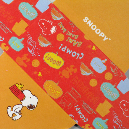Snoopy Mini Folding Note Card Set - 20 Cards! (No Envelope Required!) - snoopn4pnuts.com