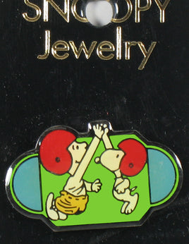 Snoopy Football Pin - snoopn4pnuts.com