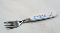 Snoopy Child Size Stainless Steel Fork With Melamine Handle - JAPANESE SAMPLE!