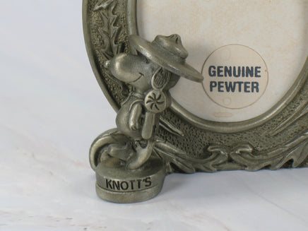 Snoopy Beagle Scout Solid Pewter Frame With Antique Finish (No Plastic/Acetate Photo Cover) - snoopn4pnuts.com