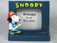 Snoopy Fireman Mini 2 - D Table Picture Frame - snoopn4pnuts.com