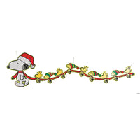 Snoopy Holiday Christmas Hanging Decor - Over 5 Feet Long!