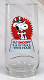 Snoopy Vintage Drinking Glass - Put Snoopy In The White House