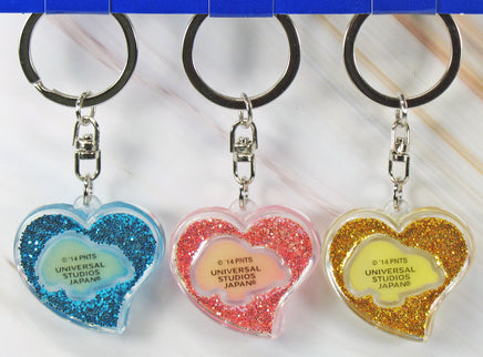 Universal Studios Japan Snoopy Glittery Acrylic Key Chain - snoopn4pnuts.com