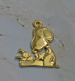 Literary Ace Gold Plated Pendant / Charm