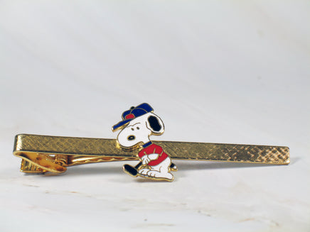 Snoopy Golfer Cloisonne Tie Bar - snoopn4pnuts.com