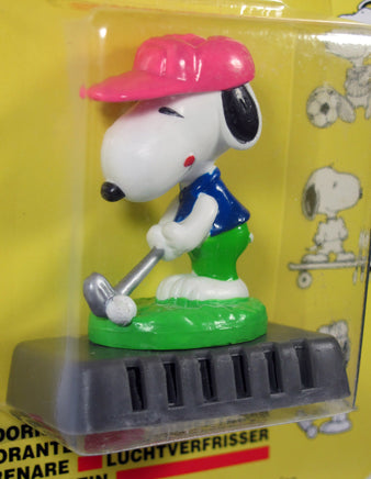 Snoopy 3 - D Air Freshener With Adjustable Fragrance Controller - Golfer - snoopn4pnuts.com