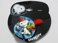 Snoopy Pony Tail Holder Hair Band With Satin Bow