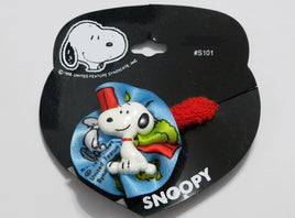 Snoopy Pony Tail Holder Hair Band With Satin Bow - snoopn4pnuts.com