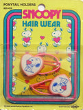 Snoopy Vintage Pony Tail Holder Hair Band Set