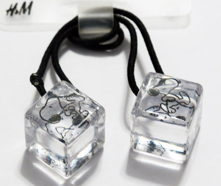 Snoopy Pony Tail Holder Hair Band With Acrylic Dice - snoopn4pnuts.com