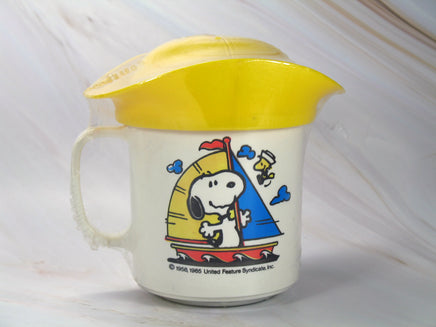 Snoopy Melamine Hat Cup With Straw Hole - Sailing - snoopn4pnuts.com