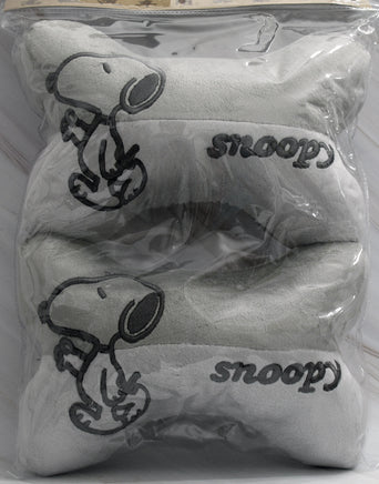 Snoopy Plush Head Rest Set - Gray - snoopn4pnuts.com