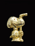 Snoopy Hockey Player Gold-Tone Pin