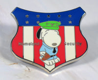 Snoopy Homeland Security PD (Police Dept.) Enamel Pin - RARE!
