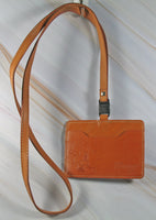 Charlie Brown and Snoopy Leather ID and Credit Card Holder With Neck Strap - snoopn4pnuts.com