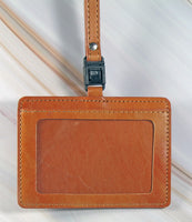 Charlie Brown and Snoopy Leather ID and Credit Card Holder With Neck Strap - snoopn4pnuts.com