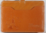 Charlie Brown and Snoopy Leather ID and Credit Card Holder With Neck Strap