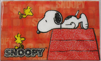 Peanuts Vinyl Credit Card or License Sleeve With Sparkling Glitter Accents - Snoopy's Doghouse