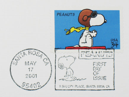 2001 Snoopy Official First Day of Issue Snoopy Stamp and $1 Niue Coin - RARE! - snoopn4pnuts.com