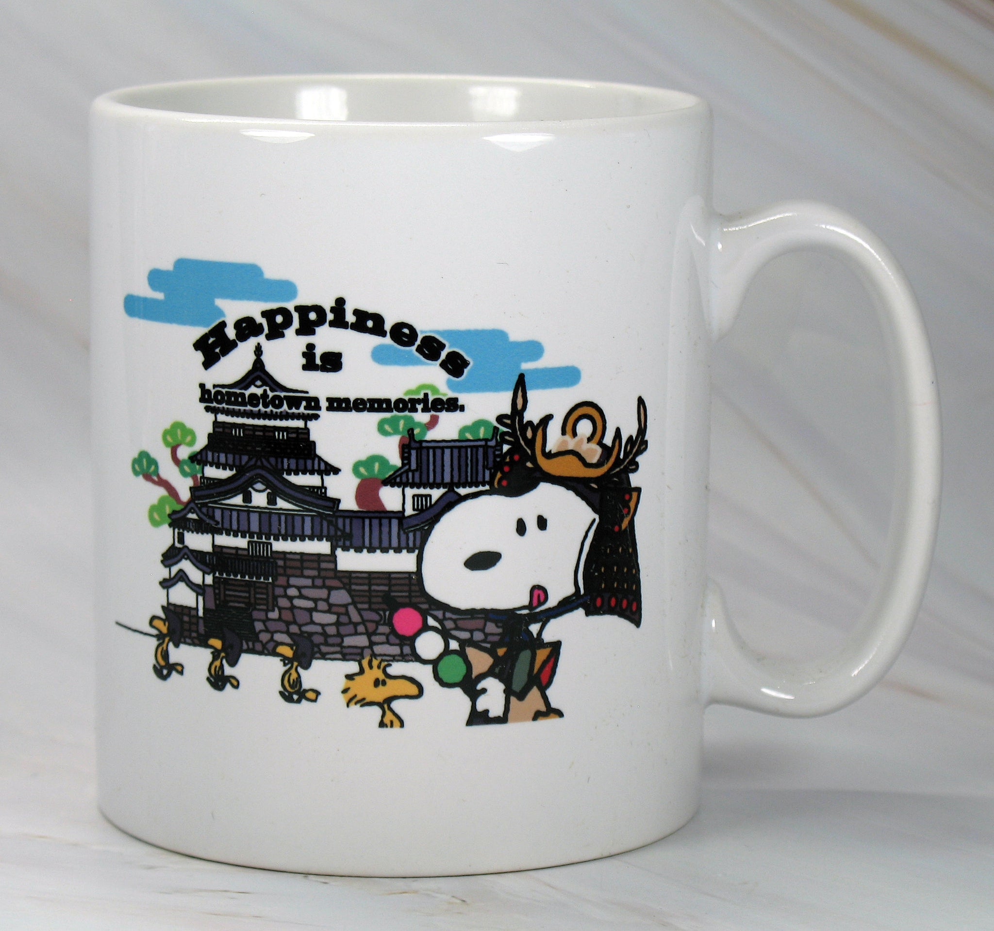 Snoopy Japanese Mug - Happiness Is Snoopy In Okazaki/Hometown