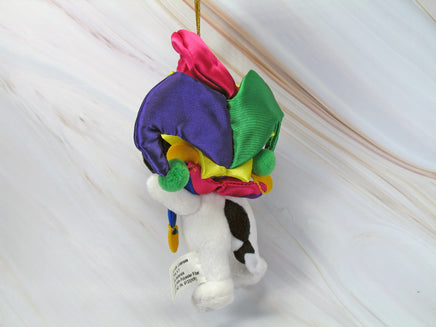 PLUSH SNOOPY JESTER CHRISTMAS ORNAMENT - snoopn4pnuts.com