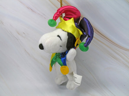 PLUSH SNOOPY JESTER CHRISTMAS ORNAMENT - snoopn4pnuts.com