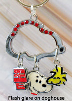 Snoopy Dangling Metal Key Chain - snoopn4pnuts.com