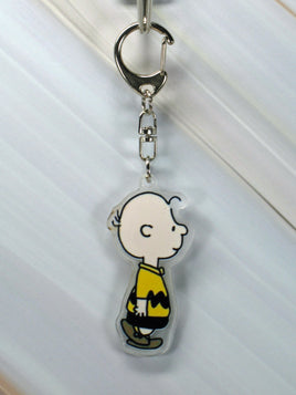 Peanuts Acrylic Swivel Key Chain - Charlie Brown Walking - snoopn4pnuts.com