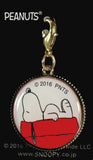 Snoopy's Doghouse Metal Pendant (Great for hanging on backpacks, purses, etc.)