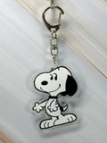 Peanuts Acrylic Swivel Key Chain - Here's Snoopy!