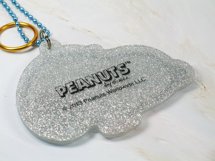 Snoopy Metallic Acrylic Key Chain With Raised Design - snoopn4pnuts.com