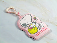 Snoopy Padded Vinyl Key Chain With ID Card