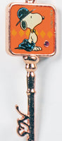 Snoopy Key - Shaped Metal Key Chain - snoopn4pnuts.com
