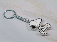 Snoopy Thick Plastic Key Chain