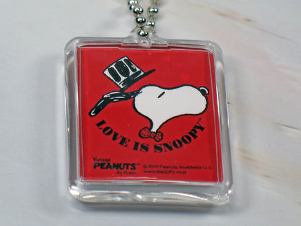 Love Is Snoopy Acrylic Key Chain - snoopn4pnuts.com