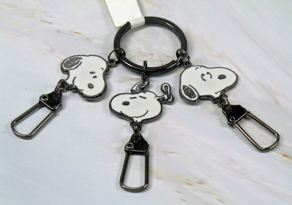 Snoopy Multi-Clip Metal Key Chain